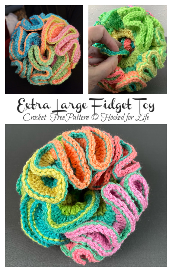 Extra Large Fidget Toy Crochet Free Pattern