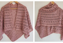 In Bloom Ruana Shawl Crochet Free Pattern