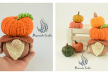Amigurumi Pumpkin Gnome Crochet Free Pattern
