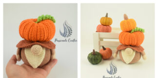 Amigurumi Pumpkin Gnome Crochet Free Pattern