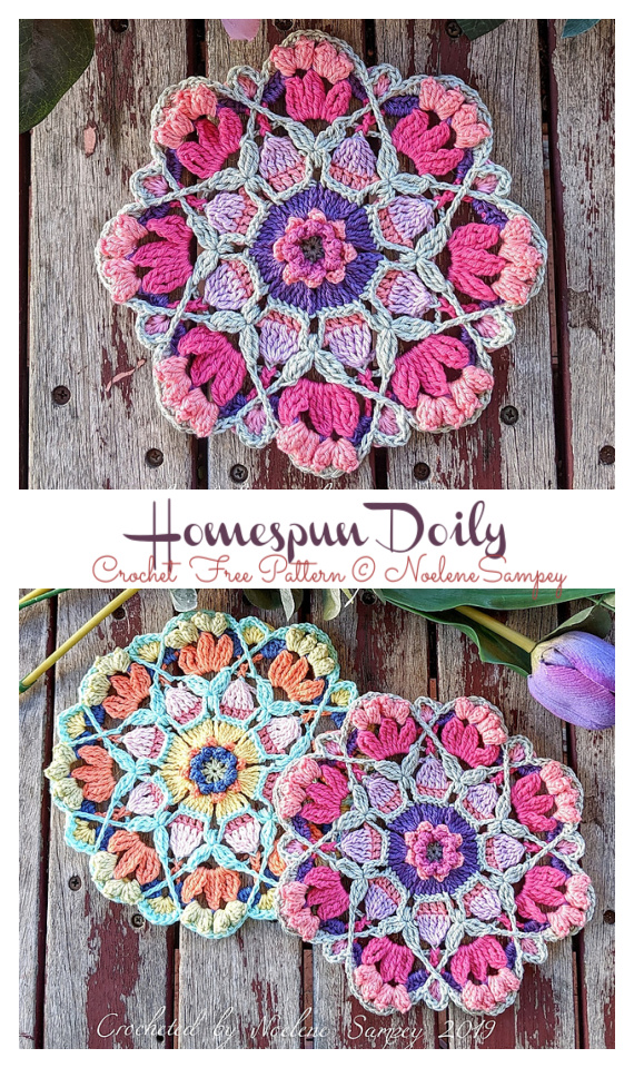 Homespun Doily Crochet Free Pattern