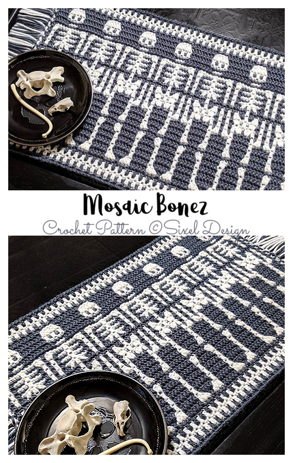 Mosaic Bonez Crochet Pattern