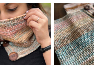 The Layer Cake Cowl Tunisian Crochet Free Pattern