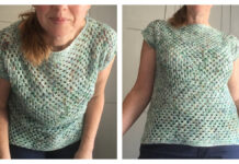 Amma Granny Square Top Crochet Free Pattern