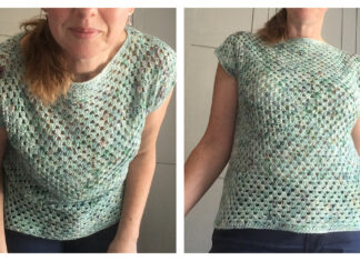 Amma Granny Square Top Crochet Free Pattern