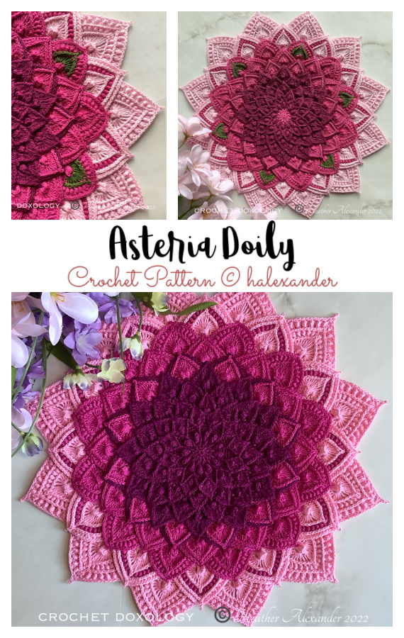 Asteria Doily Crochet Pattern 