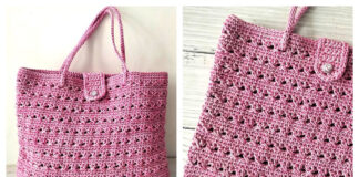 Crossed Stitch Bag Crochet Free Pattern