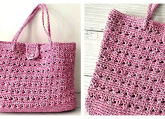 Crossed Stitch Bag Crochet Free Pattern