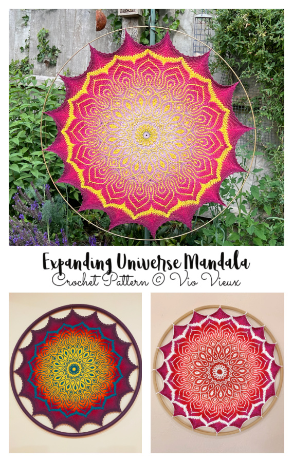 Expanding Universe Mandala Crochet Pattern