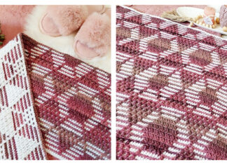 No Right Or Wrong Throw Blanket Crochet Pattern