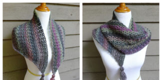 Philomena Shawlette Crochet Free Pattern