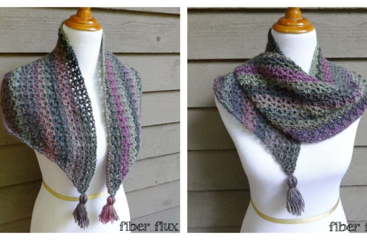 Philomena Shawlette Crochet Free Pattern