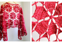 Flowerful Shawl Crochet Free Pattern
