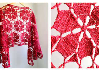 Flowerful Shawl Crochet Free Pattern