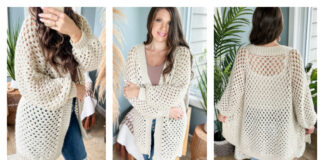 Granny Pop Cardigan Crochet Pattern