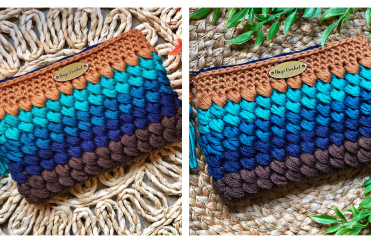 Crochet Cosmetic Bag - YouTube