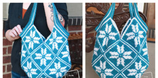 Susie Snowflake Bag Crochet Free Pattern