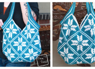 Susie Snowflake Bag Crochet Free Pattern