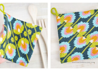 That '70s Potholder Crochet Free Pattern