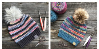 Winterscape Beanie Hat Crochet Pattern