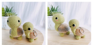 Amigurumi Turtle Keychain Crochet Free Pattern