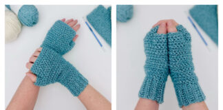 Freya Fingerless Gloves Crochet Free Pattern