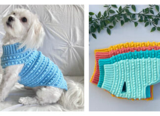 Lottie’s Spotty Doggy Jumper Crochet Free Pattern