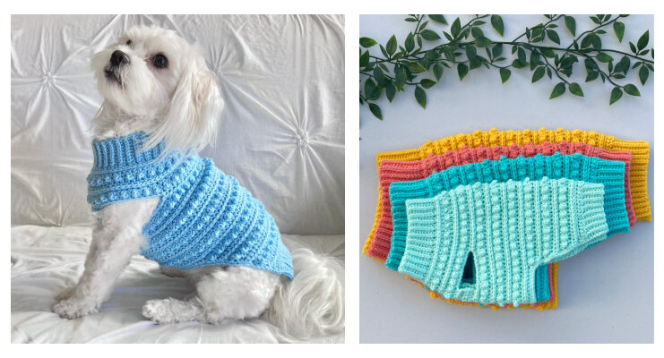 Lottie’s Spotty Doggy Jumper Crochet Free Pattern