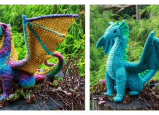 Amigurumi Flying Dragon Crochet Pattern