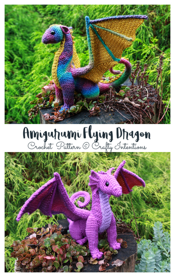Amigurumi Flying Dragon Crochet Pattern