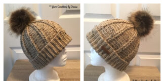 Kool Ridges Hat Crochet Free Pattern
