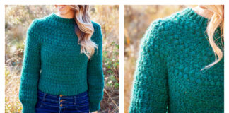 Macchiato Sweater Crochet Free Pattern