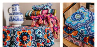 Persian Tiles Blanket Crochet Patternv