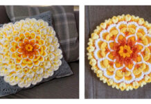 Wildflower Cushion Block Crochet Pattern
