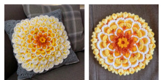 Wildflower Cushion Block Crochet Pattern