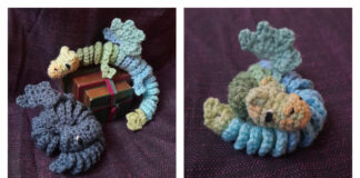 Worry Wyrm Dragon Crochet Free Pattern