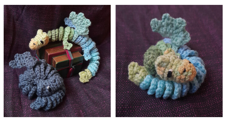 Worry Wyrm Dragon Crochet Free Pattern