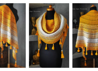 Bayka HC Half-circle Shawl Crochet Pattern
