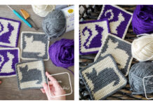Cute Cats Squares Crochet Free Pattern