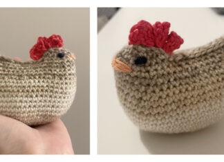 Emotional Support Chicken Crochet Free Pattern