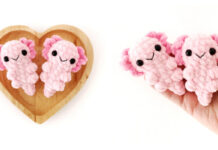 No-Sew Axolotl Crochet Free Pattern No-Sew Axolotl Crochet Free Pattern