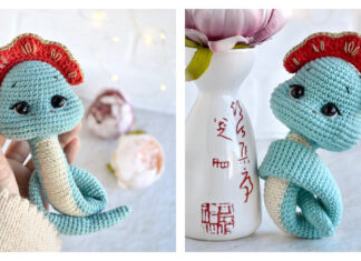 Amigurumi Princess Snake Crochet Free Pattern