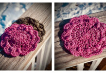 Happier than Ever Coaster Crochet Free Pattern