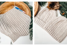 Snowy Wheat Puff Hat Crochet Free Pattern