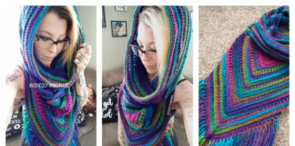 Wild Oleander Hooded Scarf Crochet Pattern