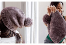 Winterberry Beanie Hat Crochet Free Pattern
