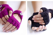 Driving Gloves Crochet Free Pattern