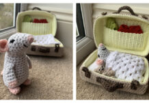 Mouse in a Suitcase Crochet Pattern