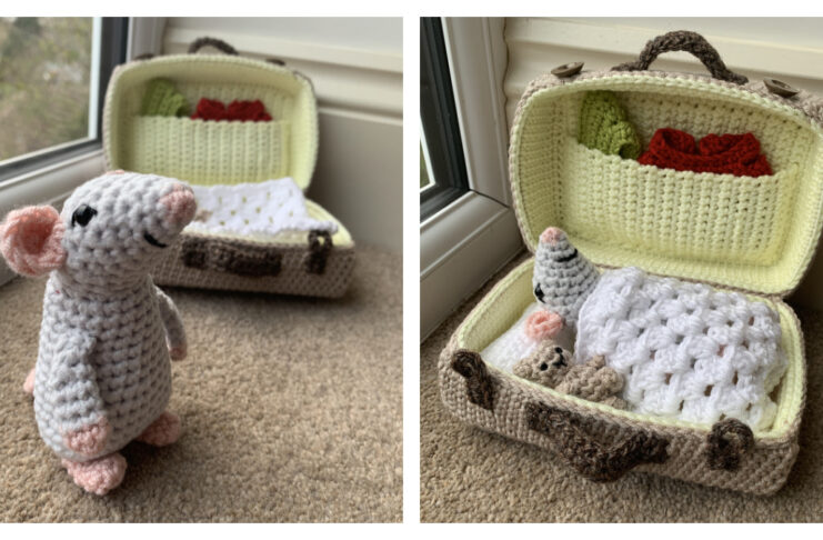 Mouse in a Suitcase Crochet Pattern Mouse in a Suitcase Crochet Pattern