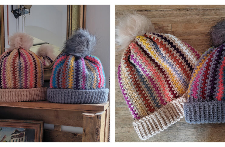 The Sassy Scrappy Beanie Hat Crochet Free Pattern